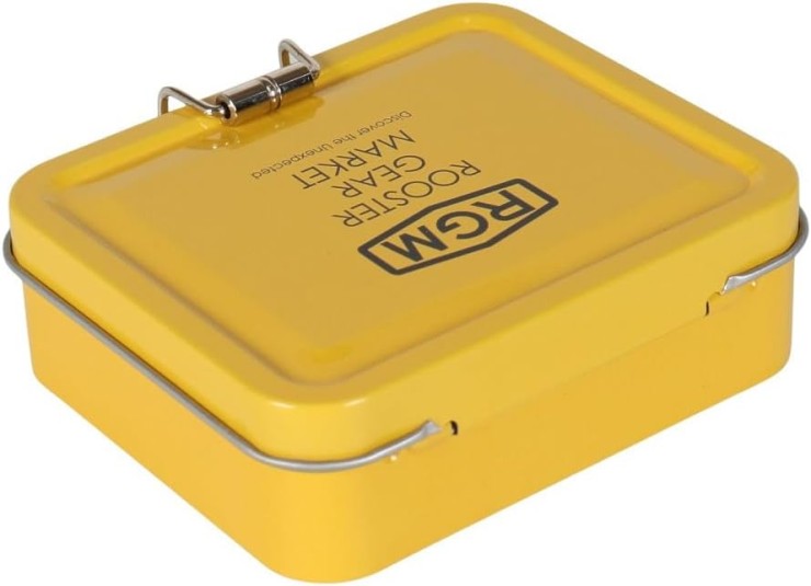Коробка Rooster Gear Market TIN Case 98*85*34 - Mustard