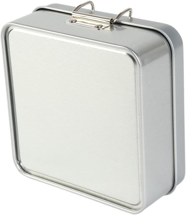 Коробка Rooster Gear Market TIN Case Square silver 107*111*45 - silver