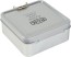 Коробка Rooster Gear Market TIN Case Square silver 107*111*45 - silver