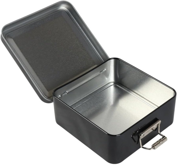 Коробка Rooster Gear Market TIN Case Square 107*111*45 - Black