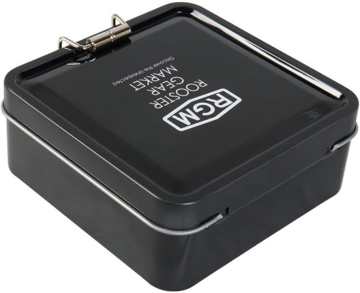 Коробка Rooster Gear Market TIN Case Square 107*111*45 - Black