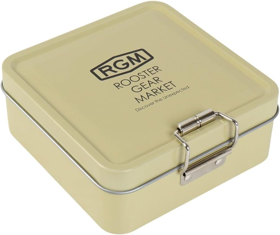 Коробка Rooster Gear Market TIN Case Square 107*111*45 - Sand