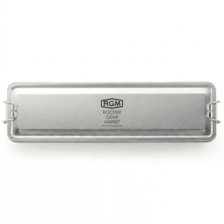 Коробка Rooster Gear Market TIN Case LB silver 248*69*42 - silver