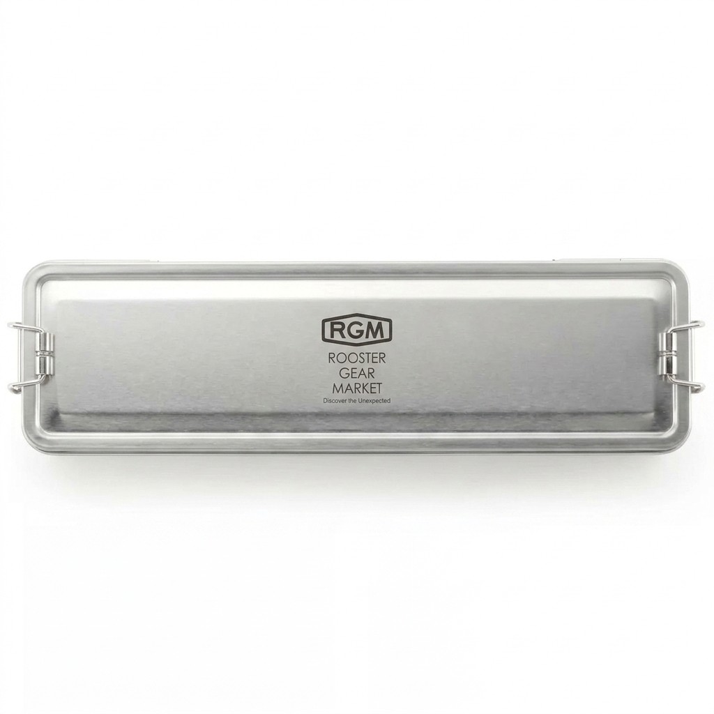 Коробка Rooster Gear Market TIN Case LB 248*69*42 - silver