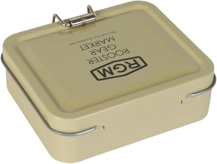 Коробка Rooster Gear Market TIN Case 98*85*34 - Sand