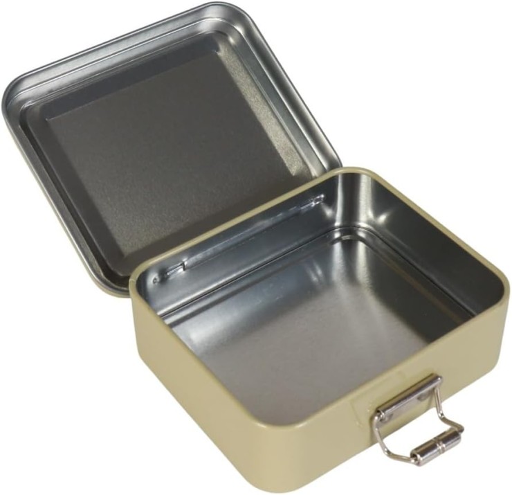 Коробка Rooster Gear Market TIN Case 98*85*34 - Sand