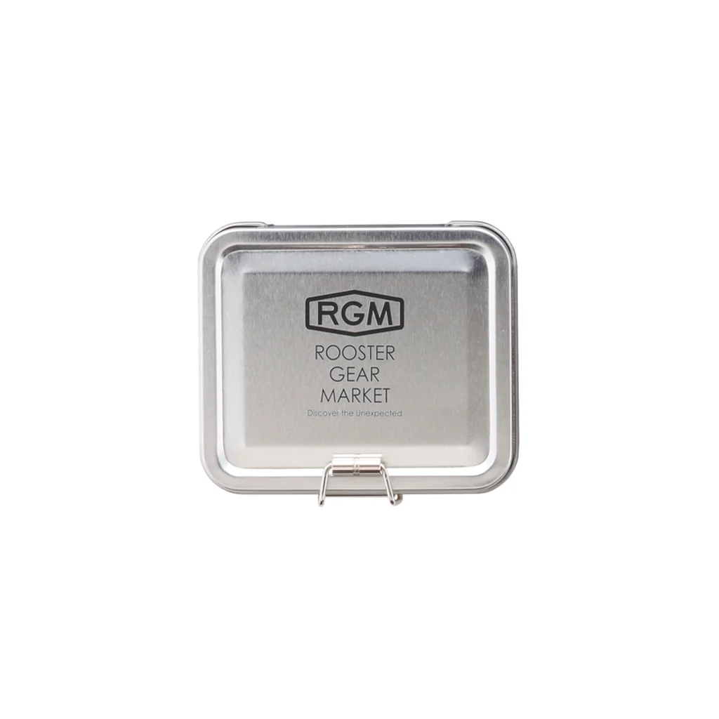 Коробка Rooster Gear Market TIN Case 98*85*34 - silver