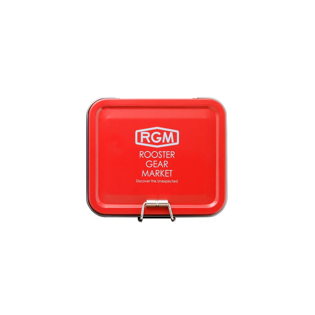Коробка Rooster Gear Market TIN Case 98*85*34 - Red