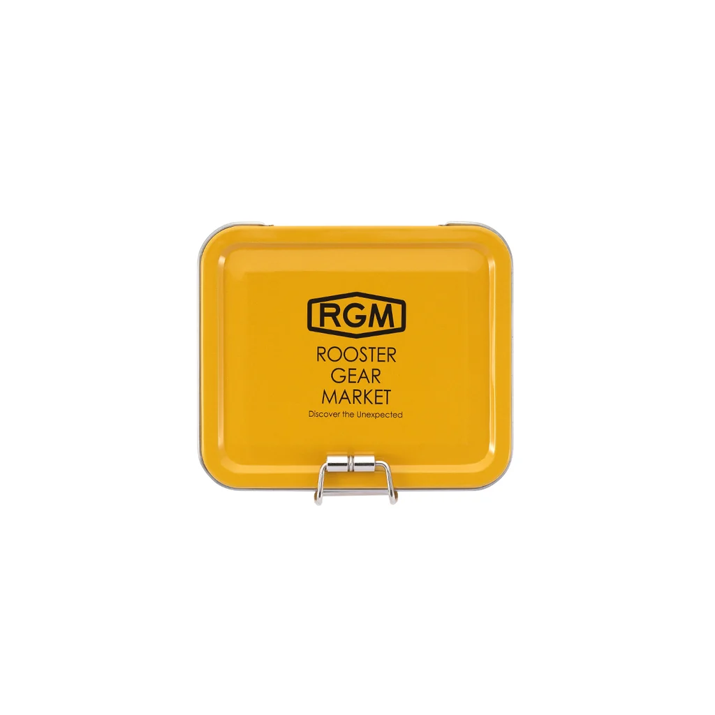 Коробка Rooster Gear Market TIN Case 98*85*34 - Mustard