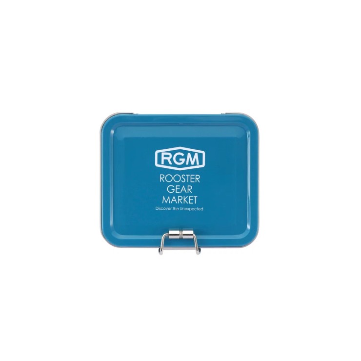 Коробка Rooster Gear Market TIN Case 98*85*34 - ocean