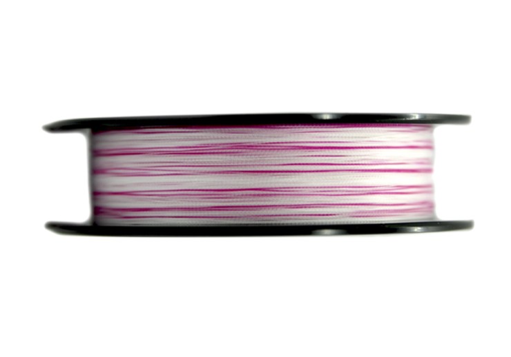 Плетеный шнур YGK X-Braid Upgrade X4 #0,6 - 0,128мм - 150м - white/pink