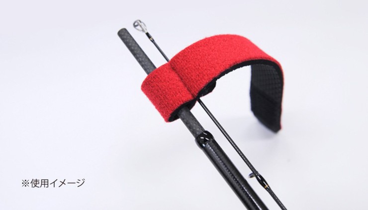 Стяжки для удилища Tict Light Rod Belt Red