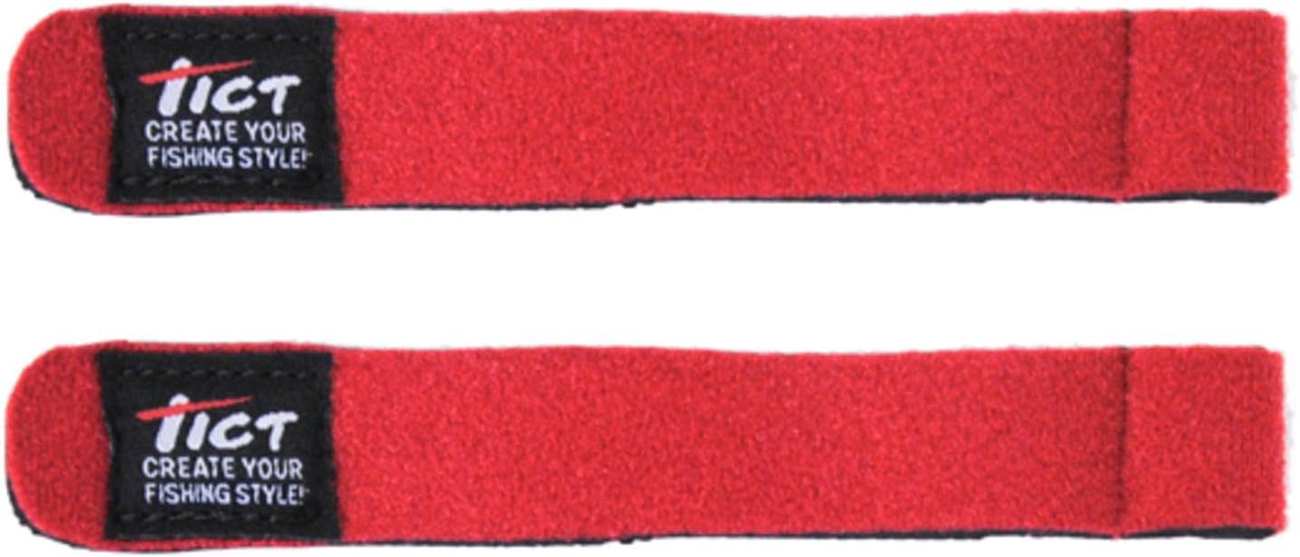 Стяжки для удилища Tict Light Rod Belt Red
