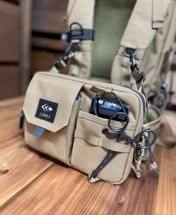 Сумка Linha SOP-05 Chest Pouch Gray, One Size