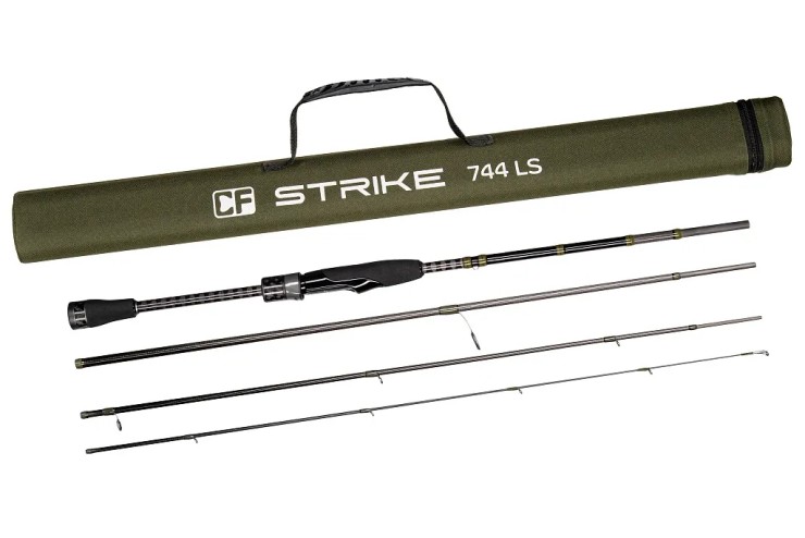 Спиннинг CF Strike 744 LS - 224см - тест от 2 до 12гр - черный