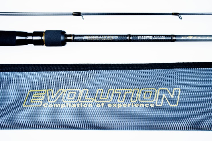Спиннинг Hearty Rise Evolution III 702MS - 213см - тест от 7 до 21гр - черный