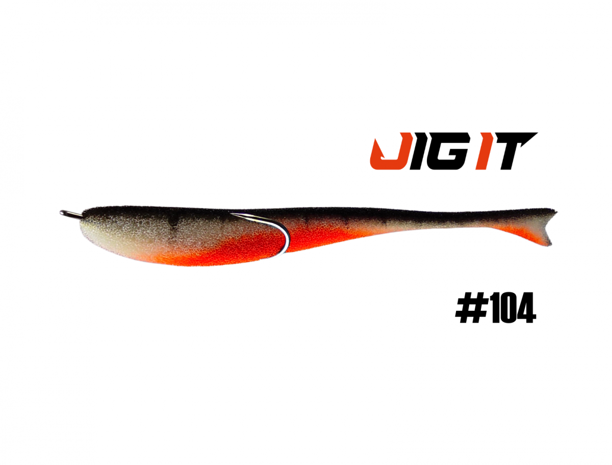 Поролоновая рыбка Jig It Незацеп 88мм - 104