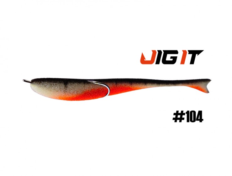 Поролоновая рыбка Jig It Незацеп 88мм - 104