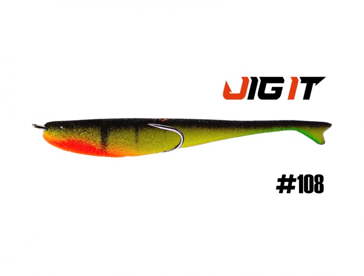 Поролоновая рыбка Jig It Незацеп 88мм - 108