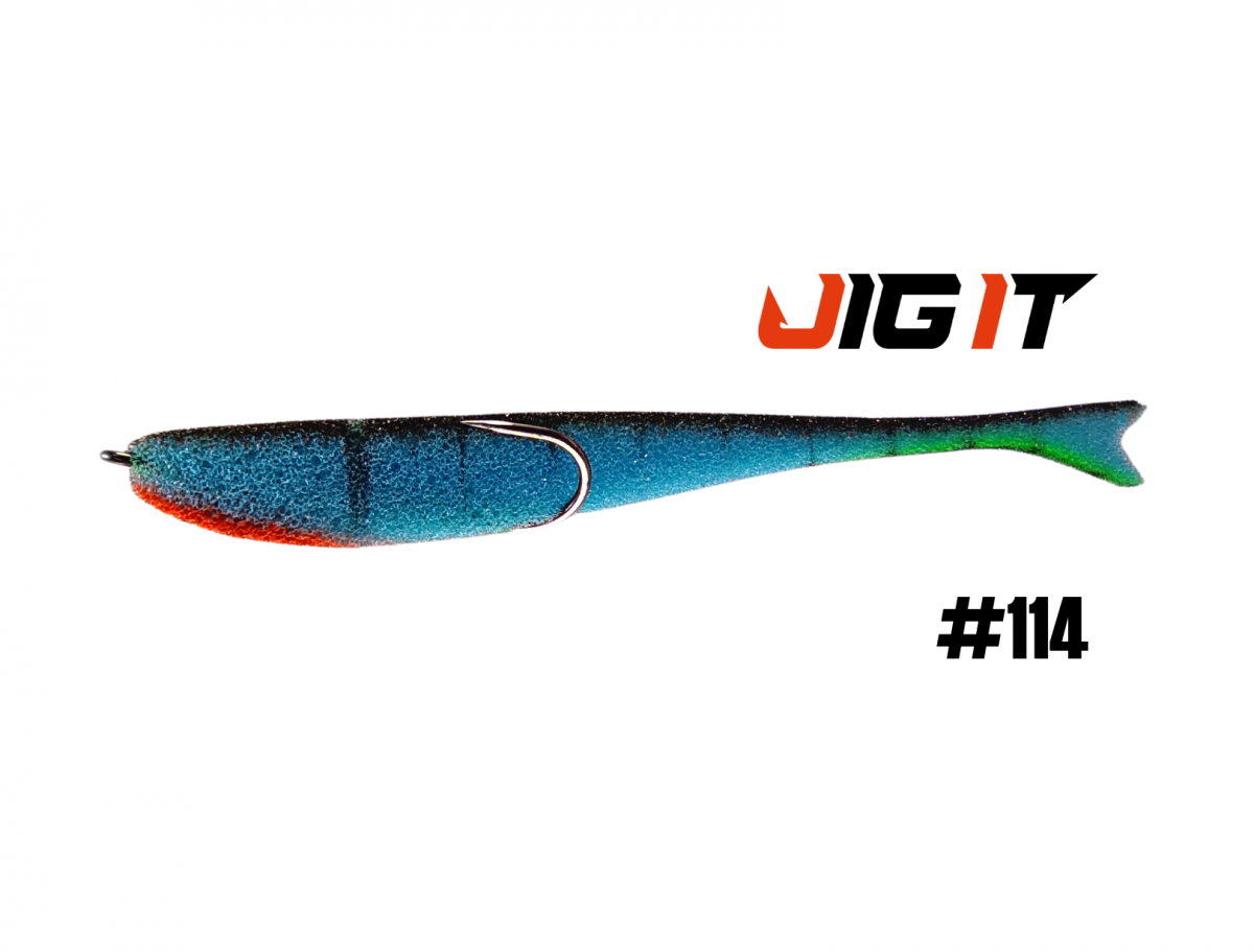 Поролоновая рыбка Jig It Незацеп 88мм - 114