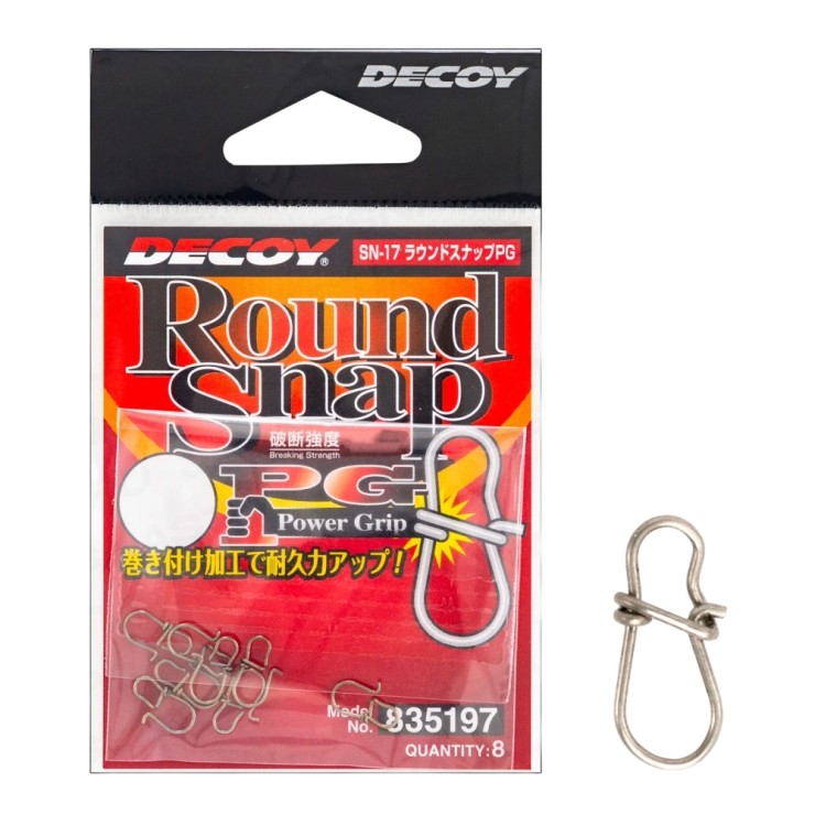 Застежка Decoy SN-17 Round Snap PG #1 - 13,6кг
