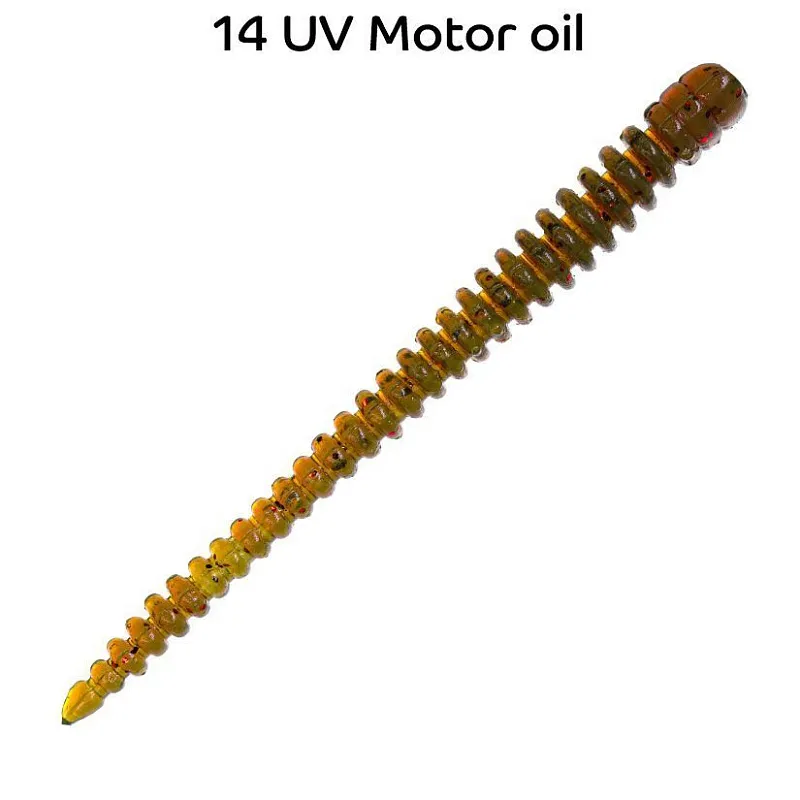 Силиконовая приманка CF Cruel Leech 2,2in55мм - 14 uv motor oil