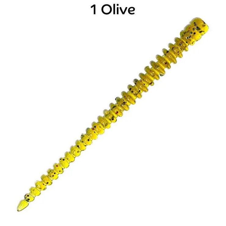 Силиконовая приманка CF Cruel Leech 2,2in55мм - 1 olive