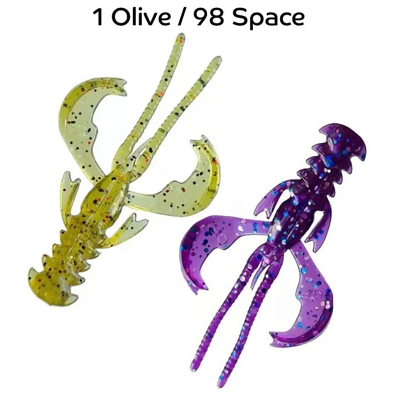 Силиконовая приманка CF Nimble 1,6in40мм - 1 olive / 98 space