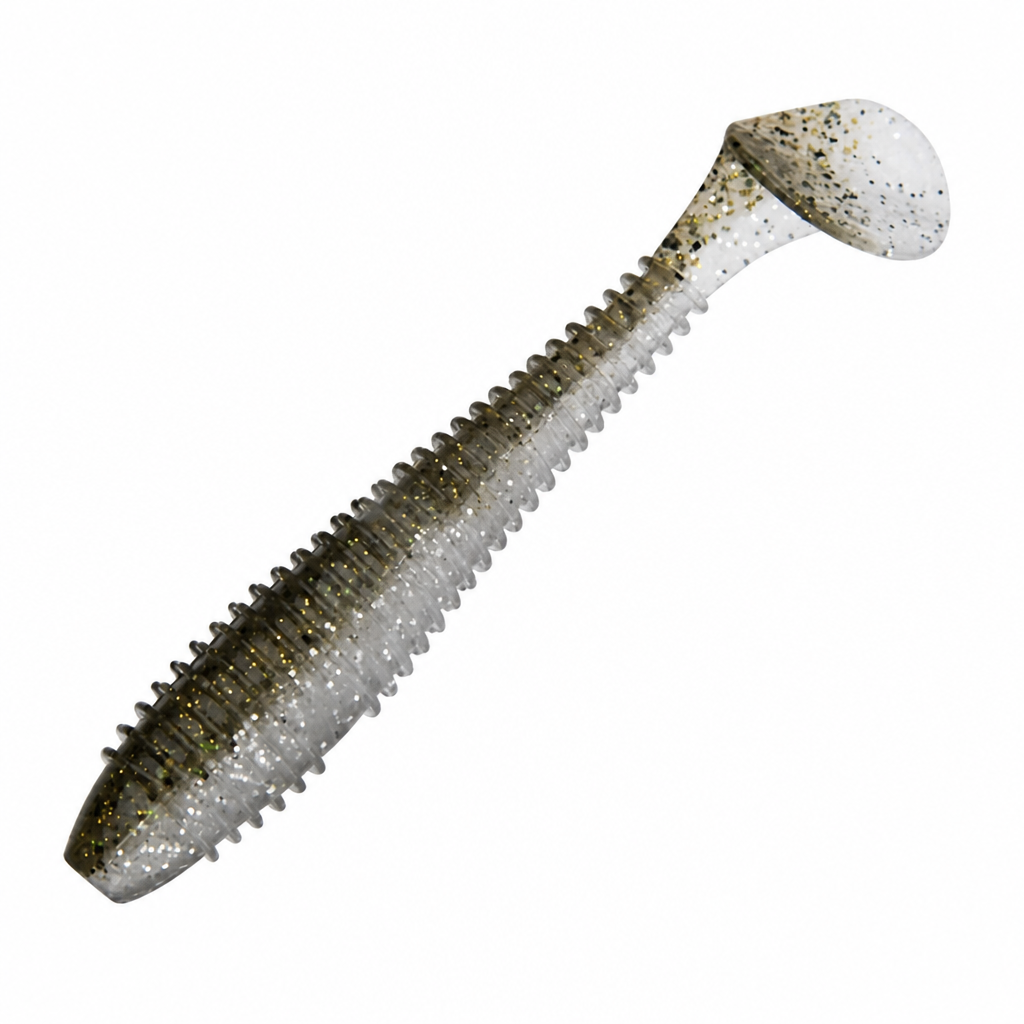 Силиконовая приманка Keitech Swing Impact FAT 3,3in - 84мм - #416 Silver Flash Minnow