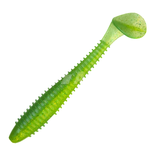 Силиконовая приманка Keitech Swing Impact FAT 2,8in - 71мм - #424 Lime Chartreuse