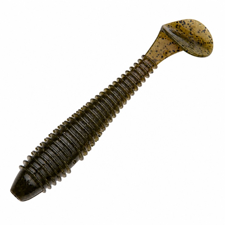 Силиконовая приманка Keitech Swing Impact FAT 2,8in - 71мм - #101 Green Pumpkin PP.