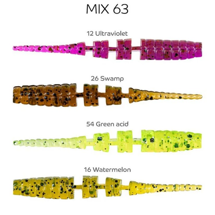 Силиконовая приманка CF Polaris 1,8in45мм - mix 63