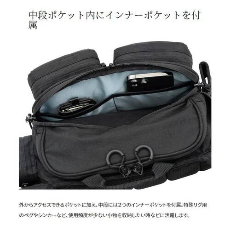 Сумка Shimano BS-221W Tough Shoulder Bag Black, M