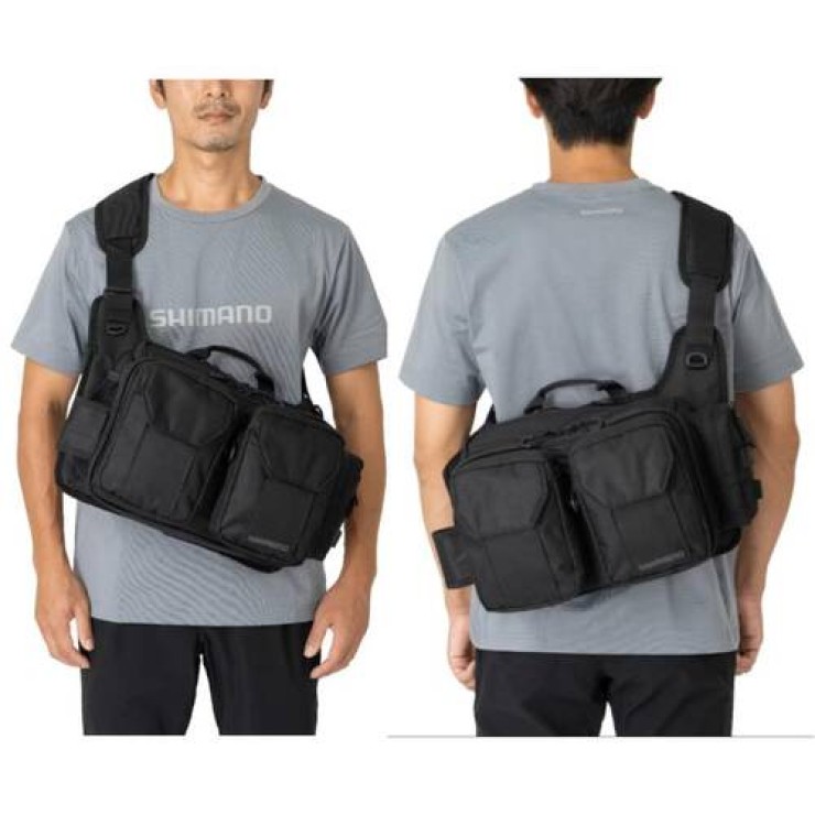 Сумка Shimano BS-221W Tough Shoulder Bag Black, M