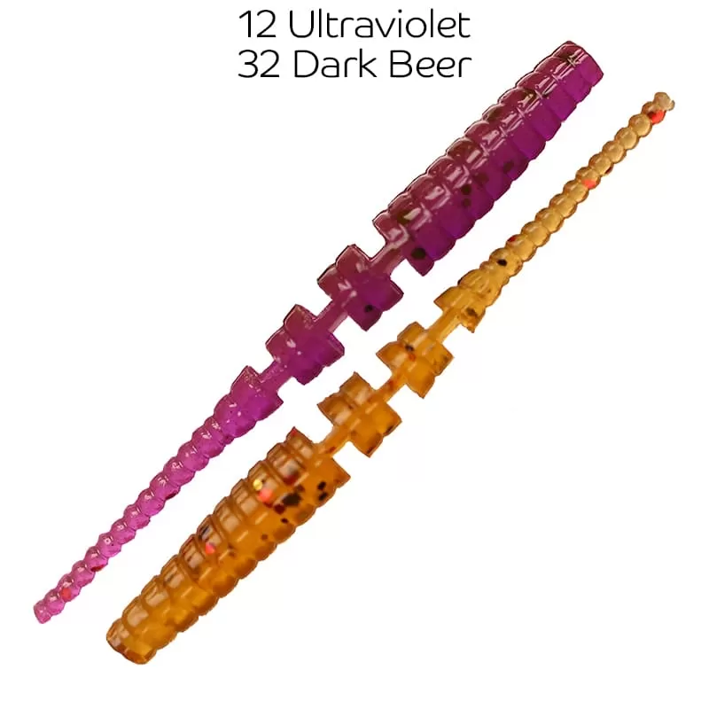 Силиконовая приманка CF Polaris 1,2in30мм - 12 ultraviolet / 32 dark beer