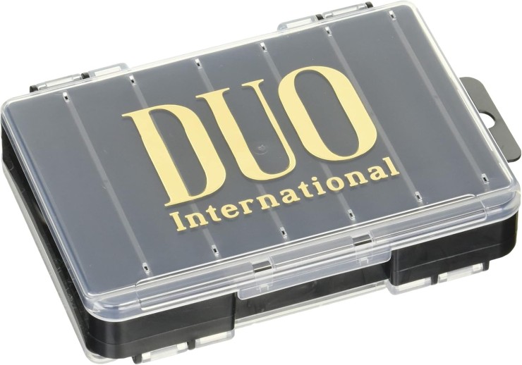 Коробка DUO Revers Lure Case D86 140*104*32 - Pearl Black/Gold Logo