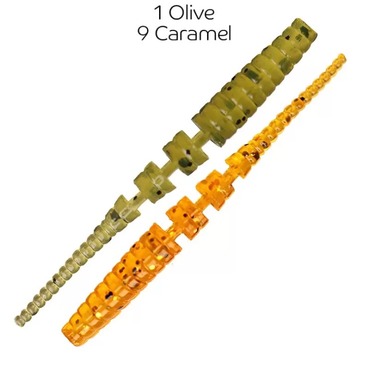 Силиконовая приманка CF Polaris 1,2in30мм - 1 olive / 9 caramel