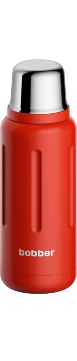 Термос Bobber Flask пробка с наливными каналами 1л / Cayenne Red