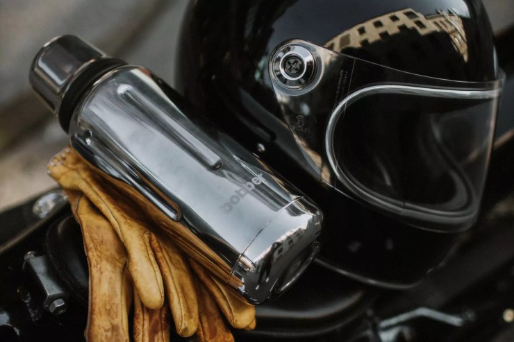 Термос Bobber Flask пробка с наливными каналами 1л / Cayenne Red