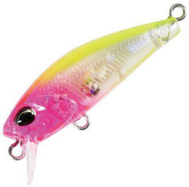 Воблер DUO Tetra Works Toto Fat 35F #CLA0602 - 35мм - 1,8гр - Clear Pink Head Chart