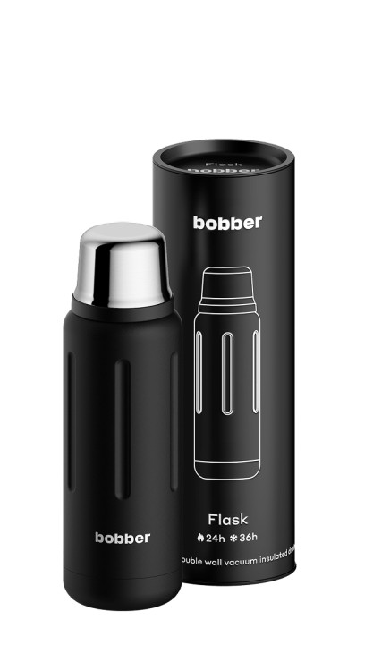 Термос Bobber Flask пробка с наливными каналами 0,5л / Black Coffee