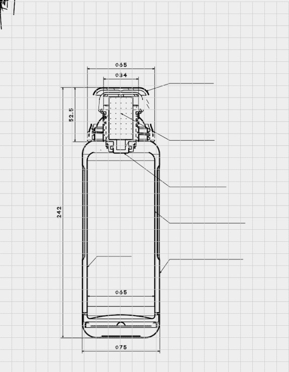 Термос Bobber Flask пробка с наливными каналами 0,5л / Ginger Tonic