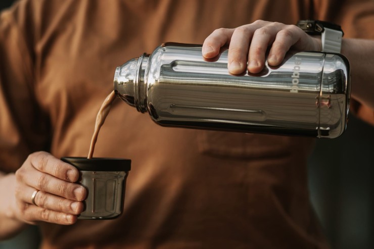 Термос Bobber Flask пробка с наливными каналами 0,5л / Ginger Tonic