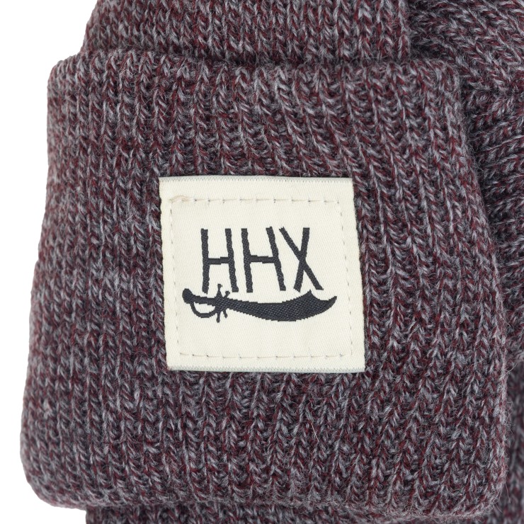 Шапка HHX Эверест (бордо-серый) арт: HHX-EV-BRGR