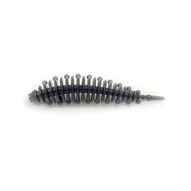 Силиконовая приманка Boroda Baits Ayra 2,3in - 60мм - Чёрный
