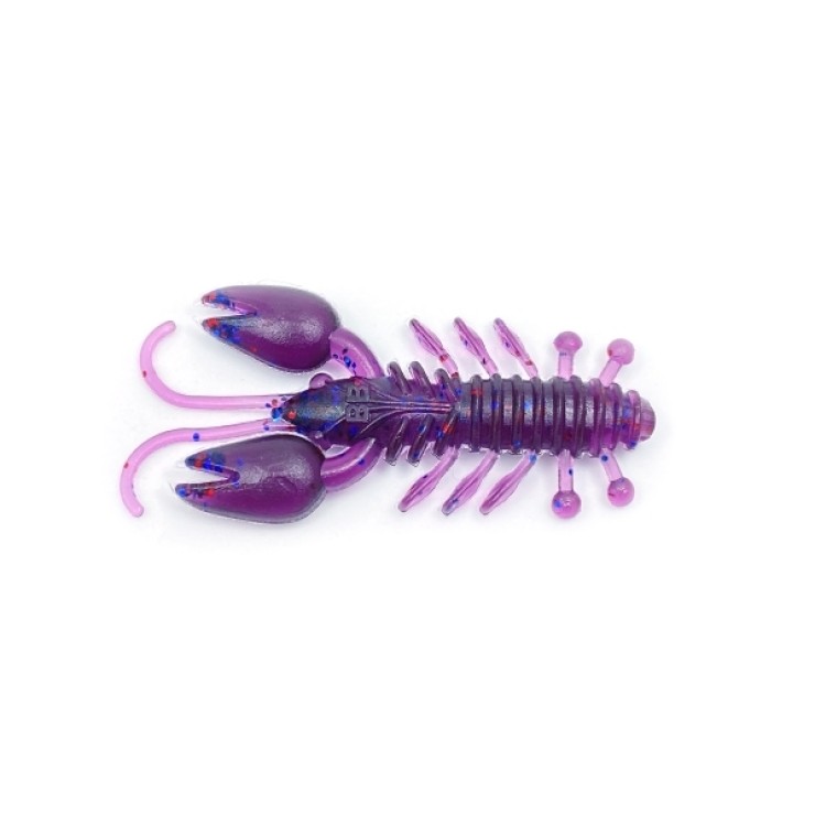 Силиконовая приманка Boroda Baits Crawler 1,7in - 45мм - фиолетовый