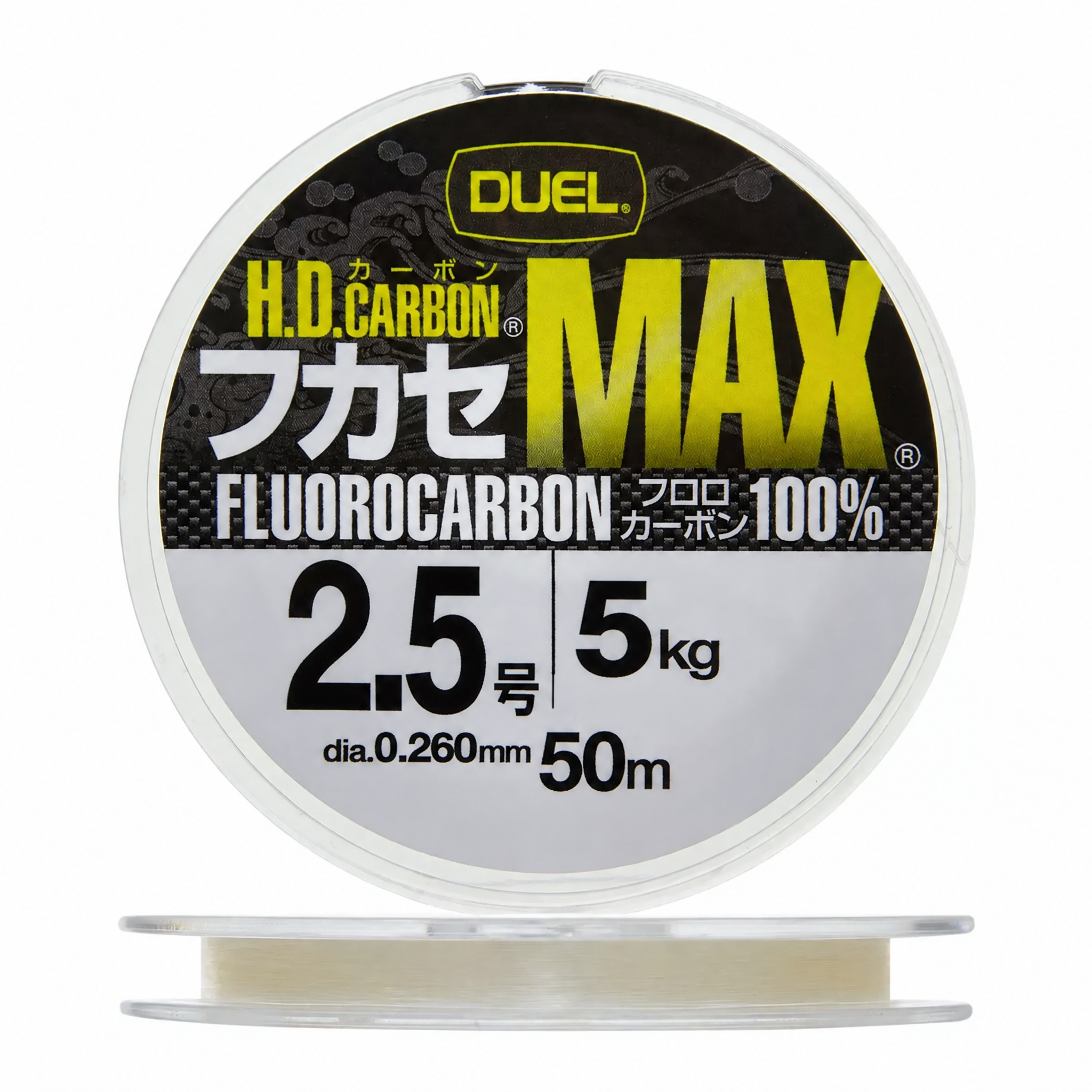 Шок-лидер Duel H.D. Carbon Max Fluorocarbon 100% #2,5 - 0,26мм - 50м
