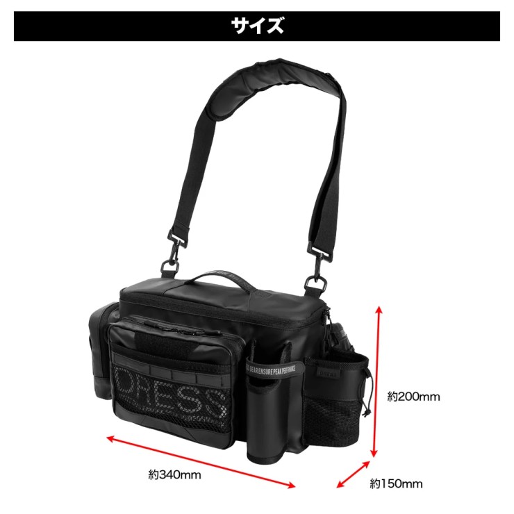 Сумка Dress Eging Bag for Squid Fishing Black, One Size
