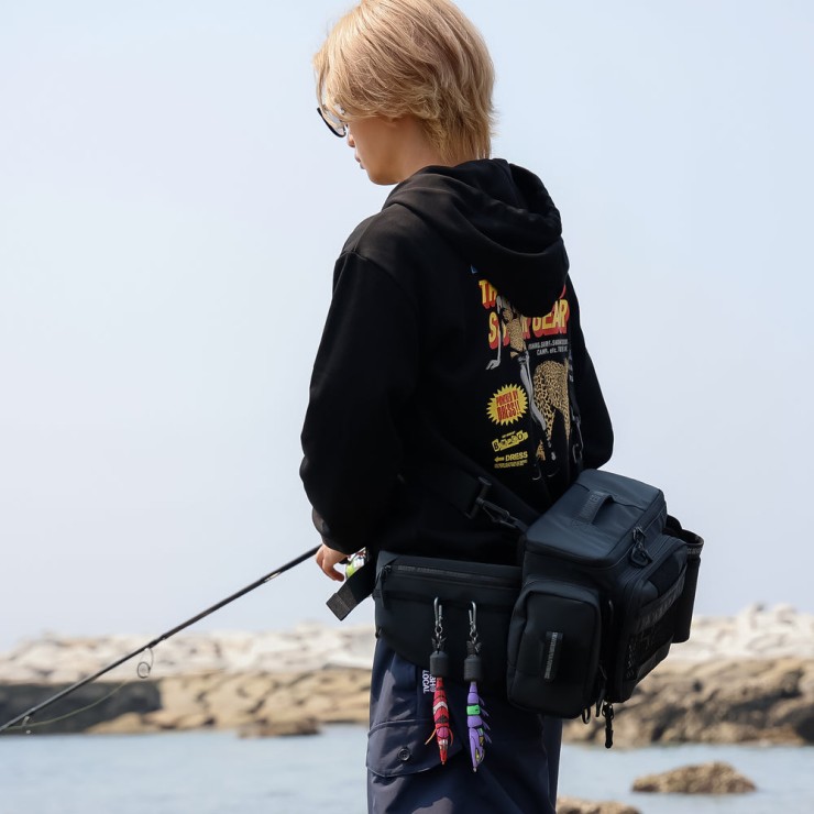 Сумка Dress Eging Bag for Squid Fishing Black, One Size