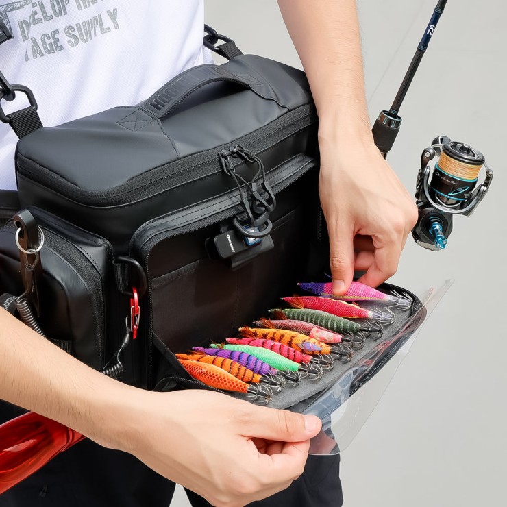 Сумка Dress Eging Bag for Squid Fishing Black, One Size